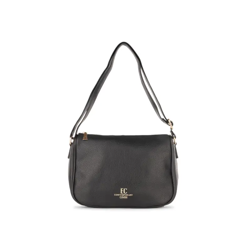EC CONTEMPORARY COVERI Borsa nera da donna con tracolla regolabile