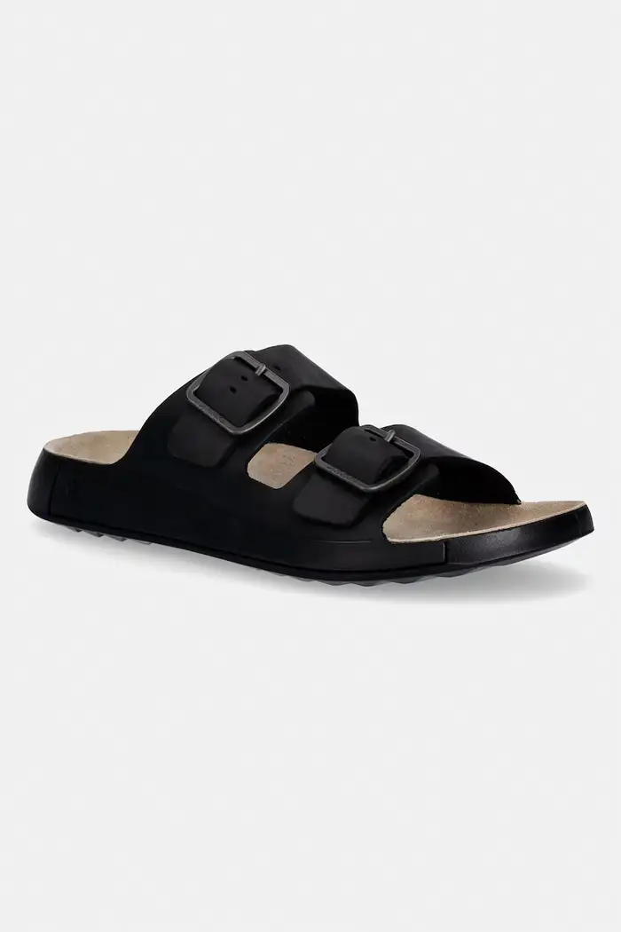 ECCO ciabatte slide in pelle Cozmo M Nero
