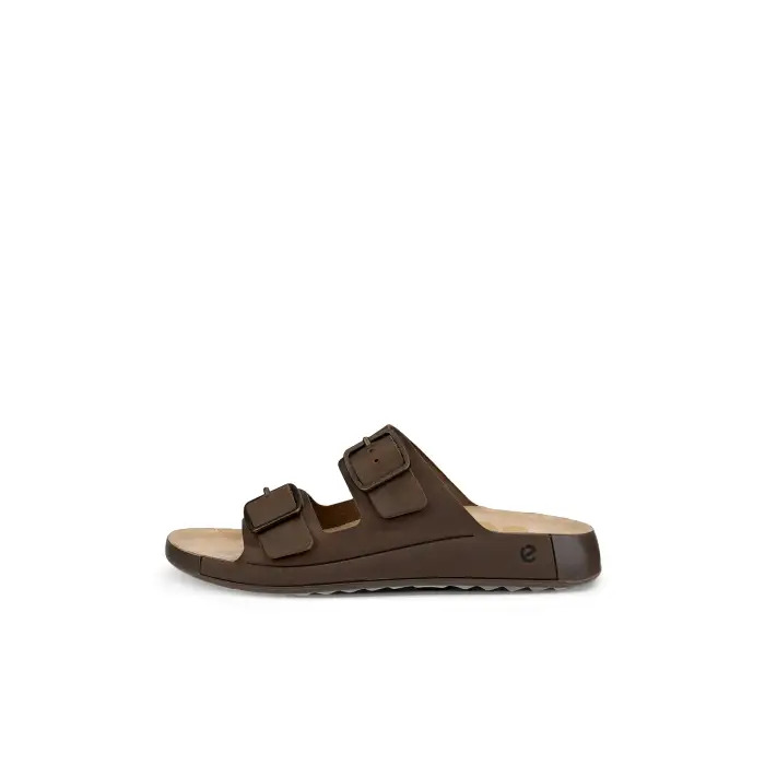 ECCO Mule con tacco e fibbia Cozmo Marron