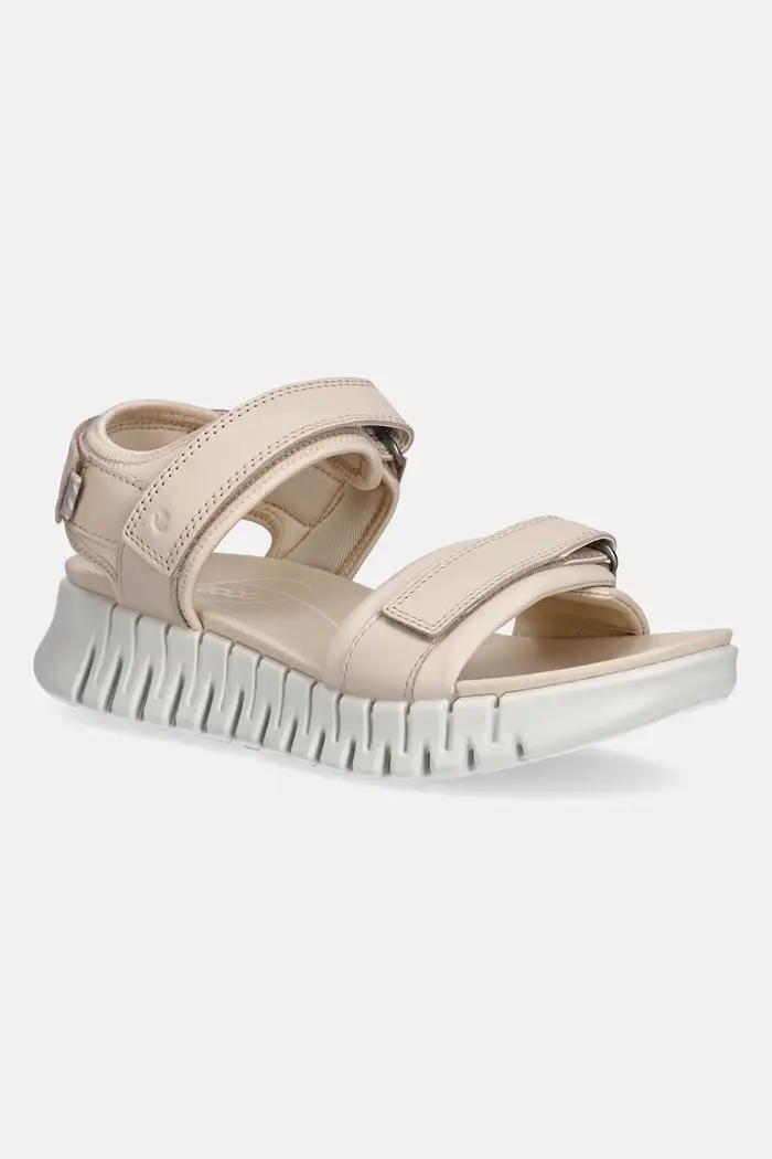 ECCO sandali in pelle Gruuv Sol W Beige