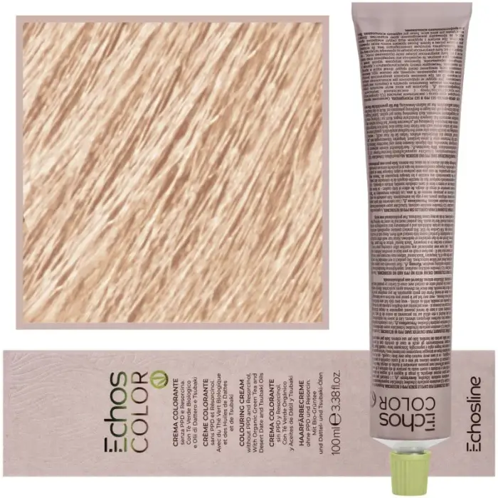 Echos Color Coloring Cream 12 0 Ektra Biondo Naturale Plat 100ml - Tintura capelli
