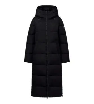 ECOALF per donna MCWGAJKBINAI0987W24-319 Cappotto Binaia Nero, Casual, Polister riciclato, Sostenibile