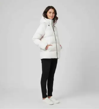 ECOALF per donna MCWGAJKFUJIA0987W25-292 Mantello bianco Fuji, Casual, Polister riciclato, Sostenibile