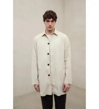 ECOALF per uomo MCMGAJKVESTA0428S26-241 Giacca Vestale Beige, Casual, Poliamide