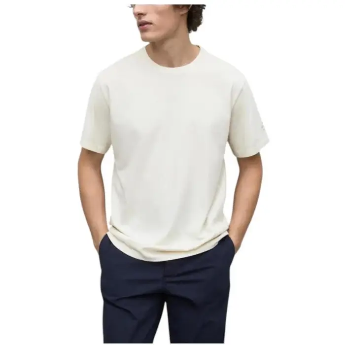 Ecoalf T-shirt MCMGATSABERI0803S25 Bianco