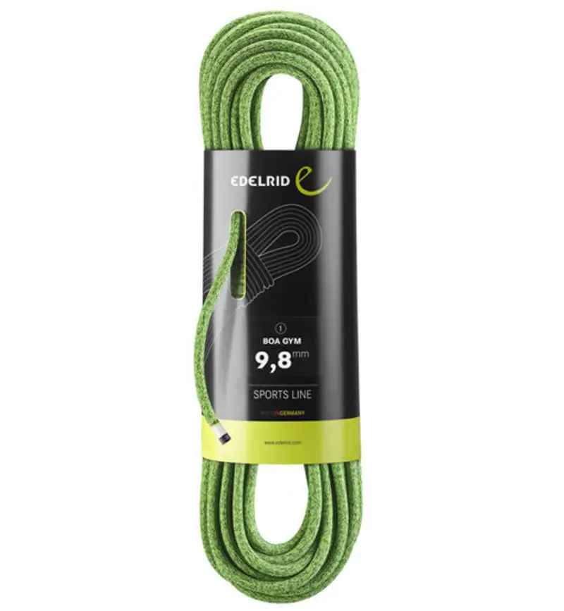 Edelrid Boa Gym 9, 8 mm - corda singola Green