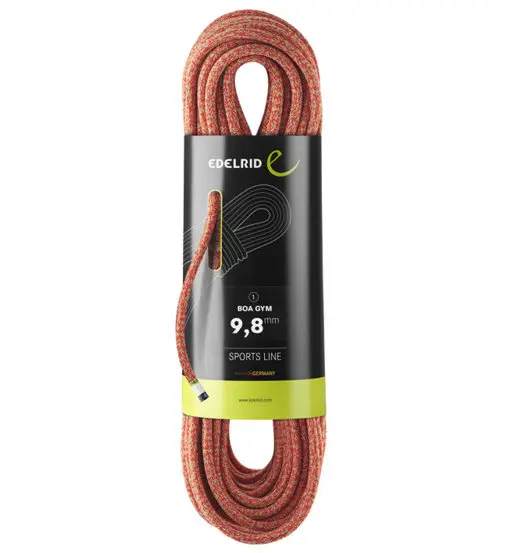 Edelrid Boa Gym 9,8 mm - corda singola Red