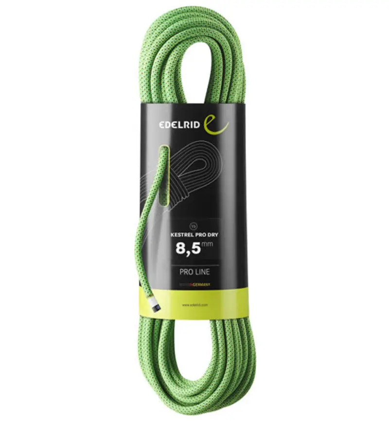 Edelrid Kestrel Pro Dry 8, 5 mm - mezza corda Green