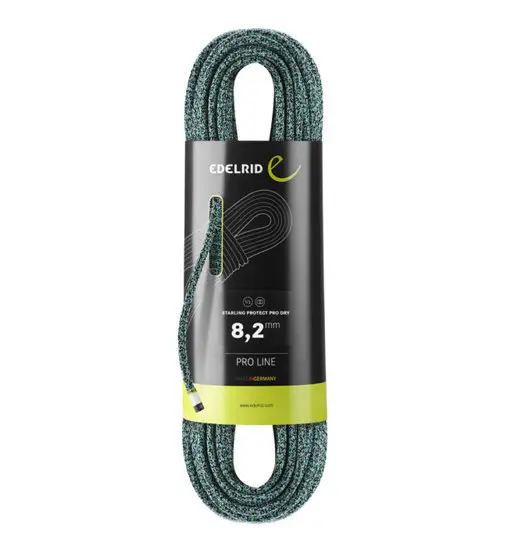 Edelrid Starling Protect Pro Dry 8,2mm - mezza corda/gemella Green