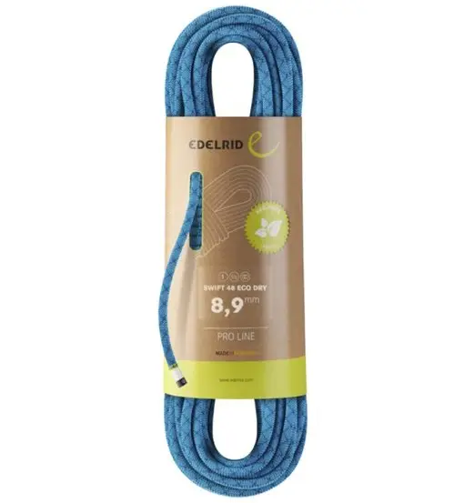 Edelrid Swift 48 Eco Dry 8,9mm - corda singola/mezza/gemella Blue