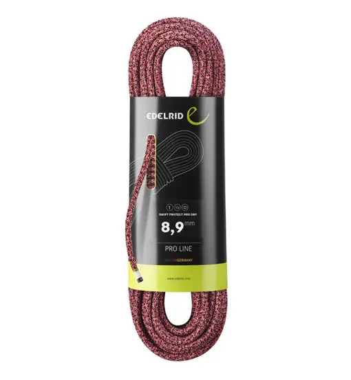 Edelrid Swift Protect Pro Dry 8,9 - corda singola Red