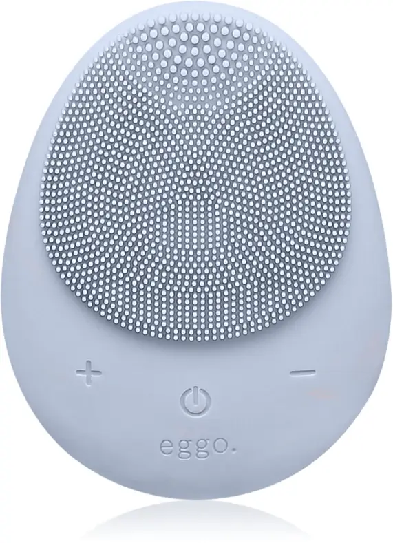 Eggo Sonic Skin Cleanser spazzola sonica per la pulizia del viso per il viso Blue
