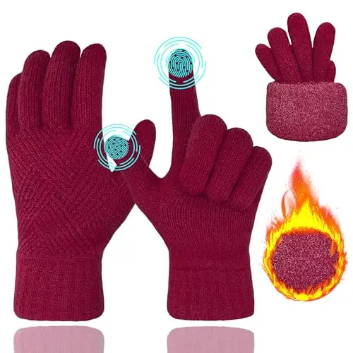 Ehsbuy Guanti Donna Multicolore 3614498