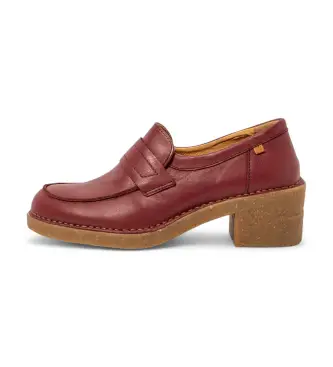 El Naturalista per donna 25667S267005_008 Scarpe in pelle bordeaux N5667S, 3 a 5cm, Nessuno, Casual