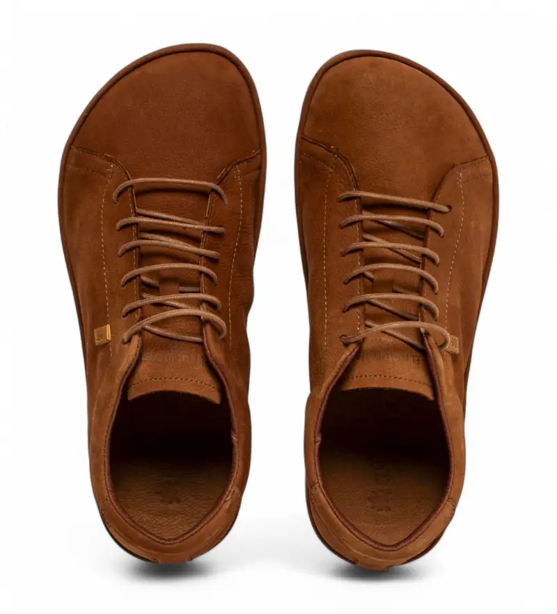 El Naturalista per donna 256711123005_023 N5671 Scarpe in pelle marrone nudo, Basso, Stringhe, Casual