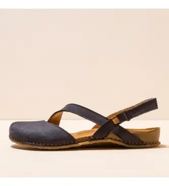 El Naturalista per donna 2581311NF005_0B0 Sandali in pelle N5813 Panglao blu, Basso, 1 a 3 cm