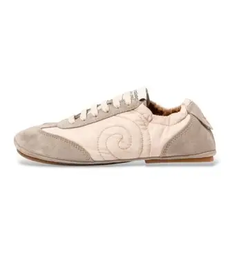 El Naturalista per donna 258231120005_020 N5823 Sneakers Essence in pelle color tortora, Basso, Camoscio, Nessuno, Casual, Taupe