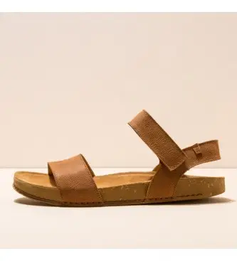 El Naturalista per uomo 2579011ND005_023 Sandali in pelle N5790 Balance marrone, Basso, 1 a 3 cm, Velcro, Casual