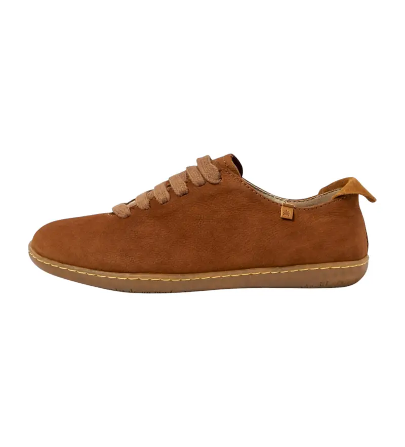 El Naturalista per uomo 2N2968230005_023 Sneakers N296 Traveler in pelle marrone, Basso, Stringhe, Casual