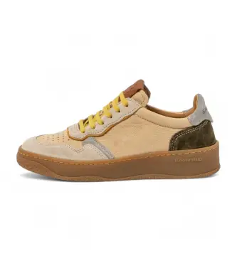 El Naturalista unisex 2584412DO005_0MU Sneakers N5844 Geo multicolor in pelle, Basso, Stringhe, Casual, Multicolore Sabbia