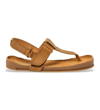 El Naturalista unisex 2600411OM005_024 Sandali in pelle gialla N6004, Basso, Velcro, Casual, Giallo