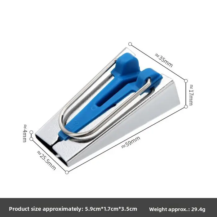 Elberta Kit per fare sbieco Macchina per orlare Creatore di nastro Tiratore Rullo Macchina per orlare Striscia per orlare fatta in casa