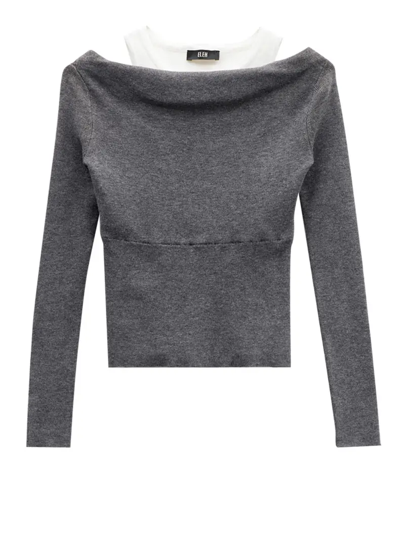 eleh maglia da donna - grigio