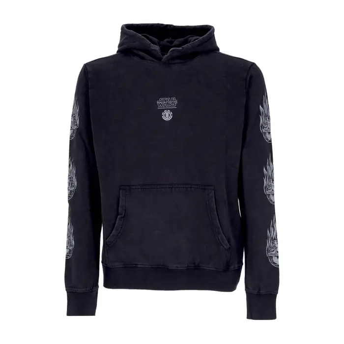 Element Felpa Cappuccio Uomo Deathstar Hoodie X Star Wars Washed Black