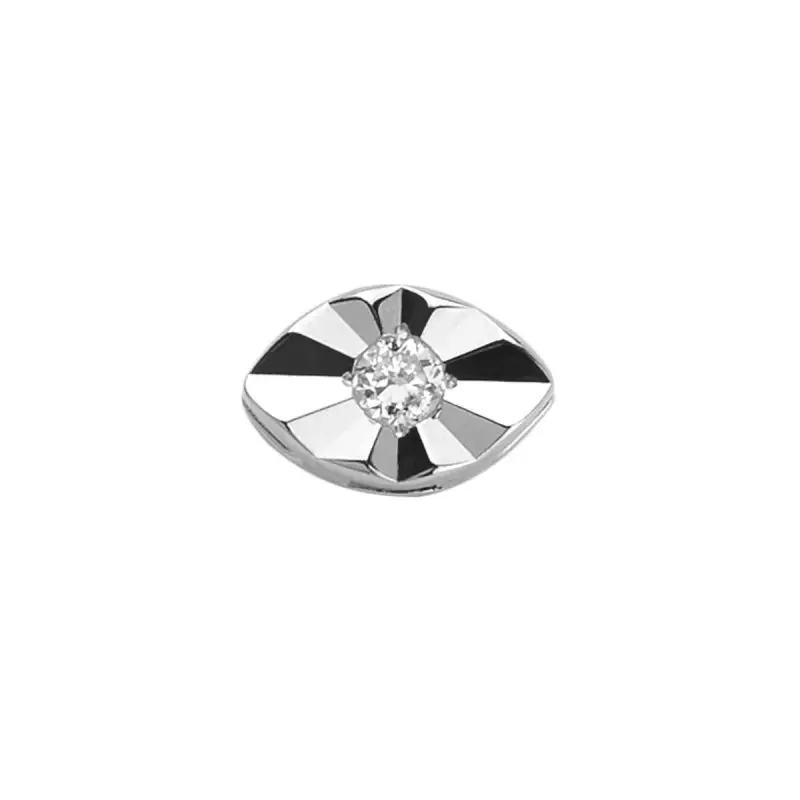 ELEMENTS DONNAORO Riflesso Navette In Oro Bianco E Diamante