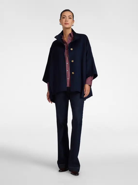 Elena Mirò Cappa in double con collo alto Donna, Blu
