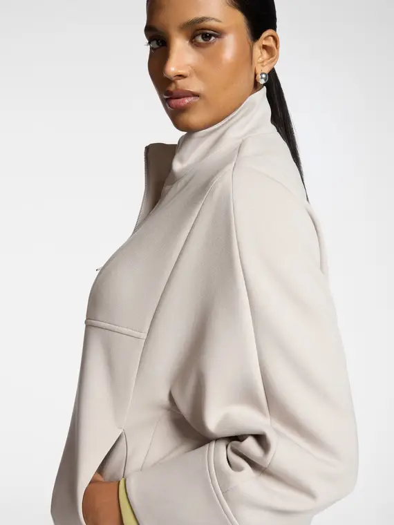 Elena Mirò Giacca con collo alto e zip Donna, (42 IT) miniatura 4