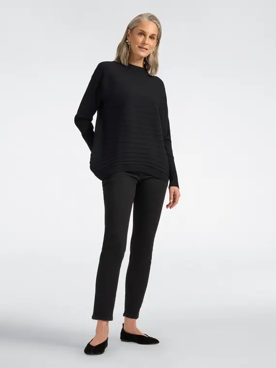 Elena Mirò Jeans skinny "Pat" in denim lavaggio washed Donna, Nero