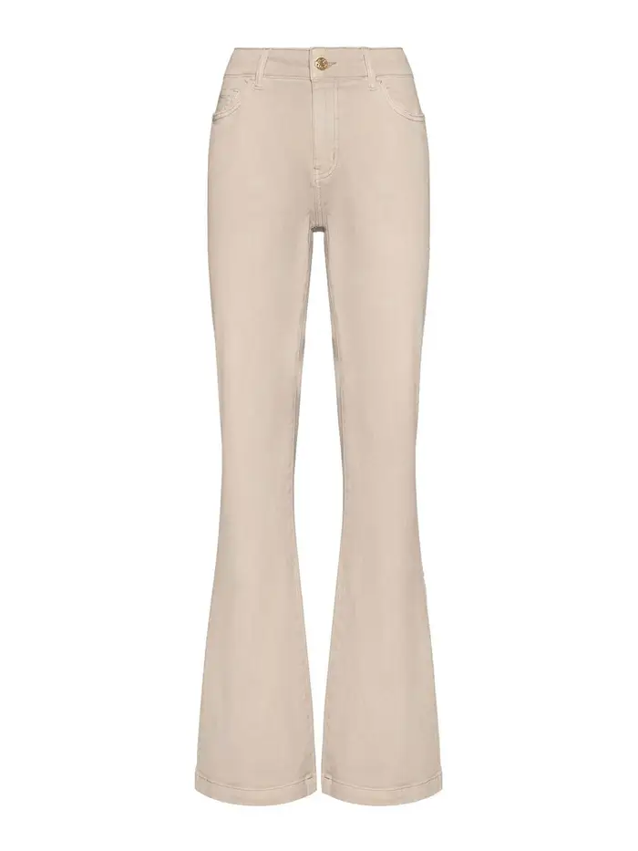 Elena miro Pantalone Flare Beige