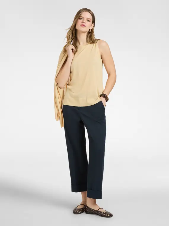 Elena Mirò Pantaloni chinos Donna, Blu