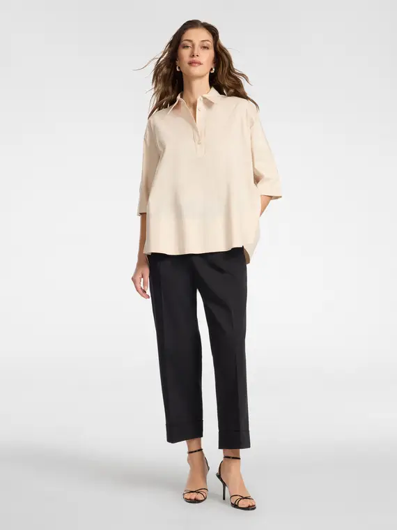 Elena Mirò Pantaloni chinos Donna, Nero
