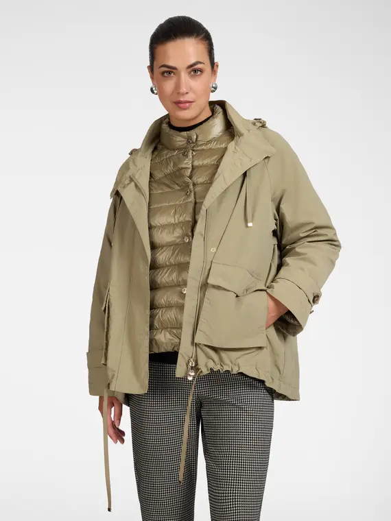 Elena Mirò Parka 3 in 1 con tasche cargo Donna, (58 IT)