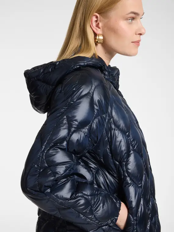Elena Mirò Piumino lightweight in nylon trapuntato Donna, Blu
