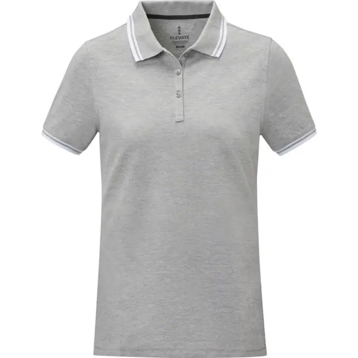Elevate Polo a maniche corte Amarago da donna XXL grigio