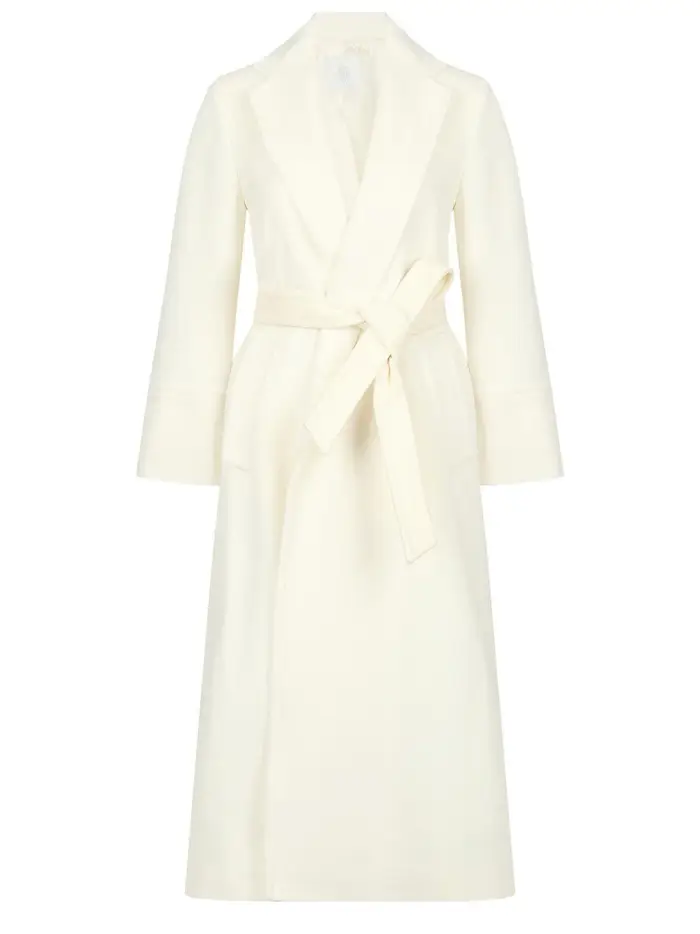 ELEVENTY Cappotto Donna panna con cintura