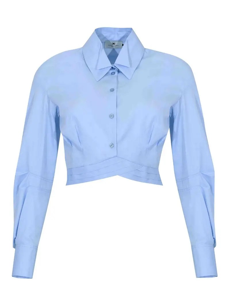 Elisabetta Franchi Camicia Cropped Multicolore
