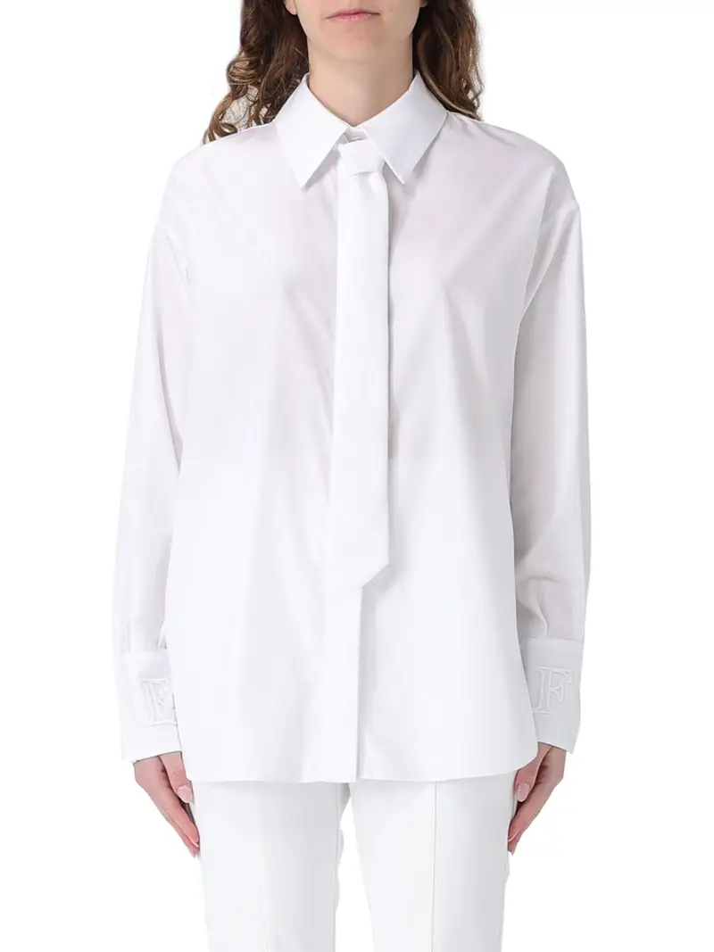 elisabetta-franchi camicia da donna - bianco