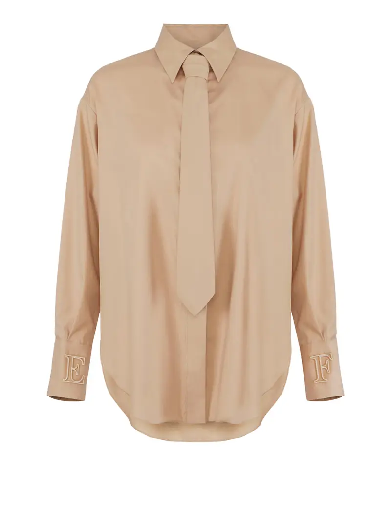 elisabetta-franchi camicia da donna - cammello Beige
