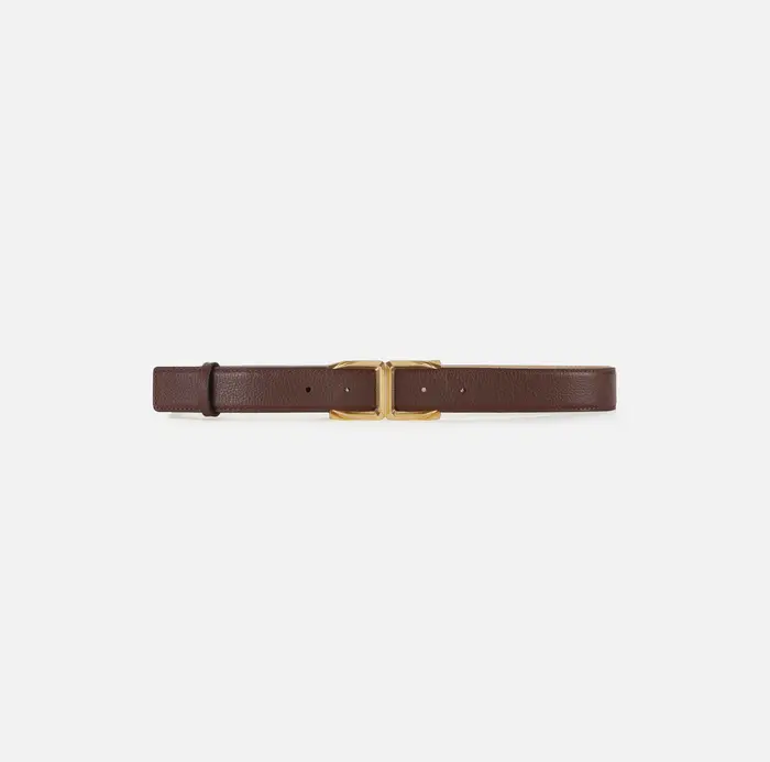 Elisabetta Franchi Cintura in pelle Cognac