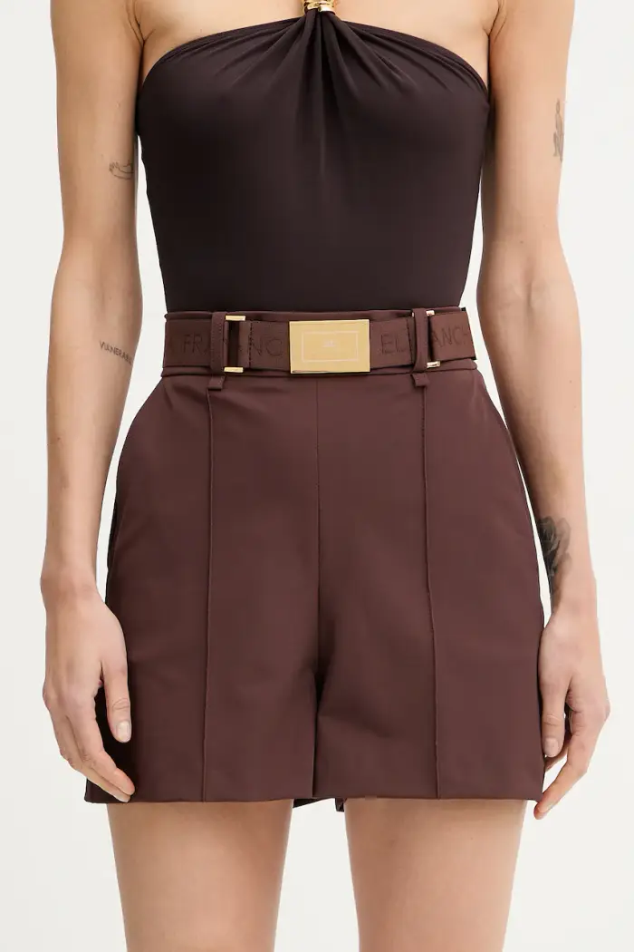 Elisabetta Franchi pantaloncini Marrone