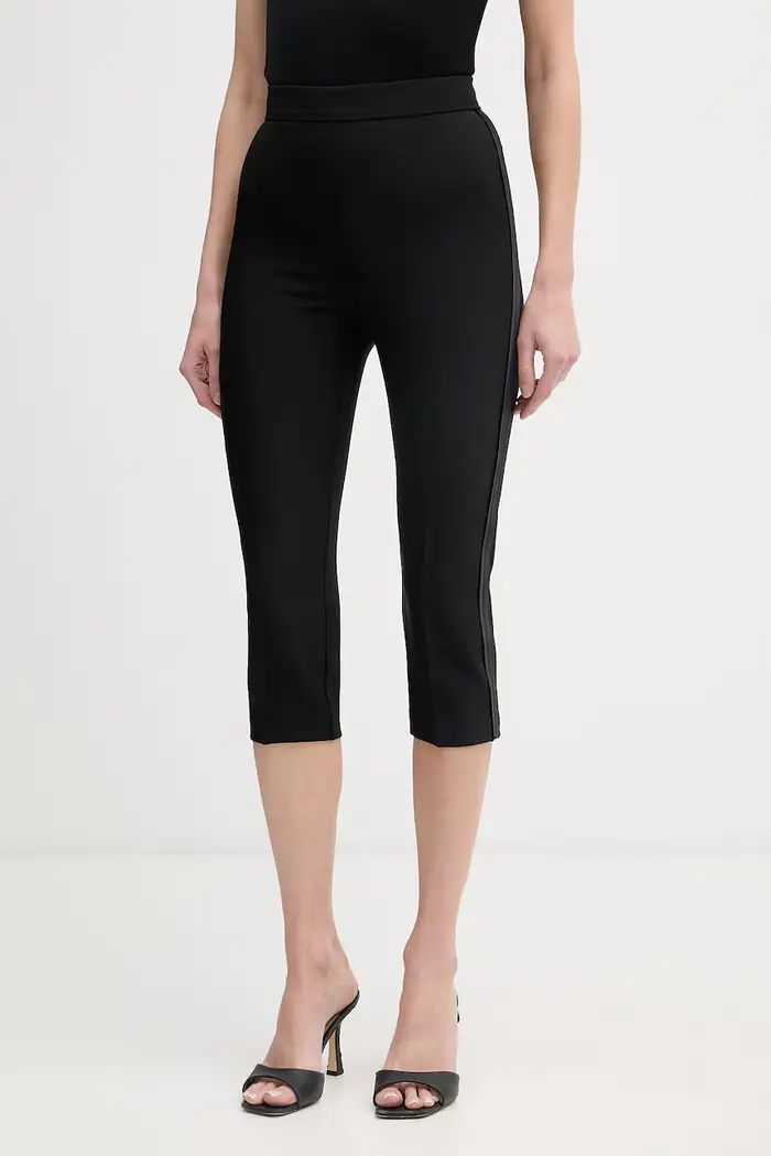 pantaloni capri da donna Nero