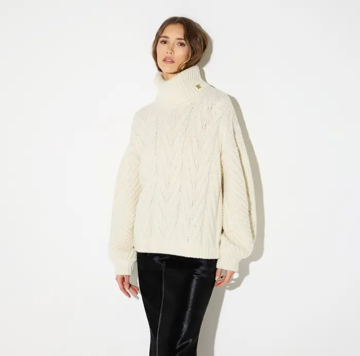 Pullover in maglia Burro