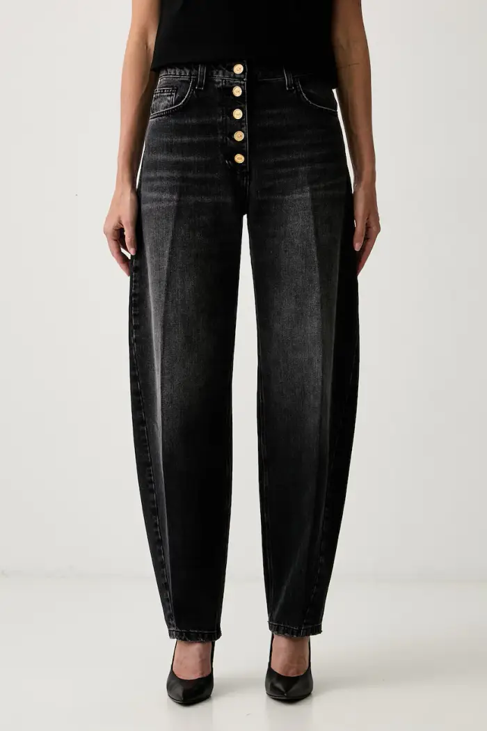 Elisabetta Franchi relaxed fit da donna Nero