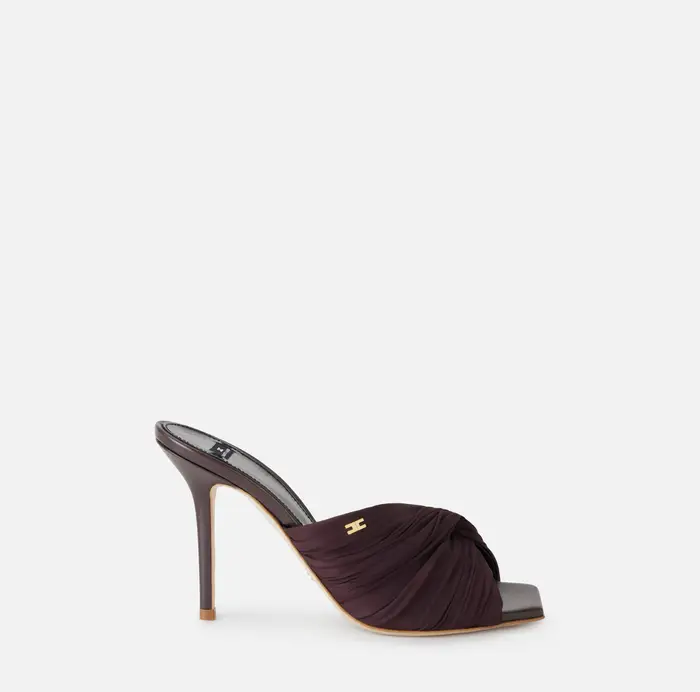 Elisabetta Franchi Sandali in nappa Cognac