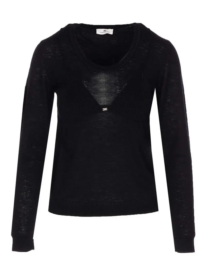 ELISABETTA FRANCHI Top Nero 4128127