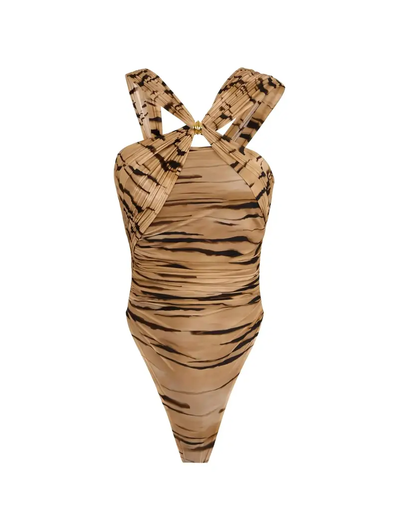 ELISABETTA FRANCHI Top Donna Beige 4556689